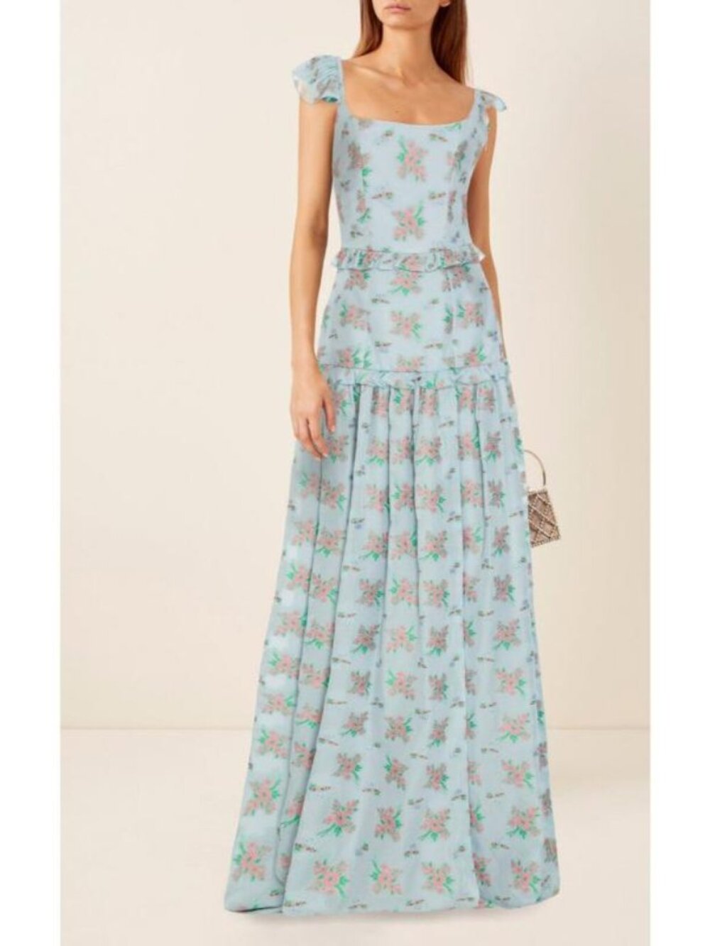 Markarian Arabella Floral Corset Gown